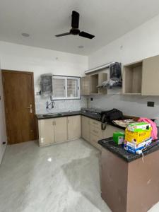 Kitchen Image of 450 Sq.ft 1 BHK Builder Floor for rent in Mahalakshmi Nagar Indore for Rs. 13500