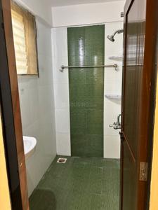Bathroom Image of 650 Sq.ft 1 BHK Apartment / Flat for rent in Gami Radha Krishna Complex, Bhosari Pune for Rs. 19000