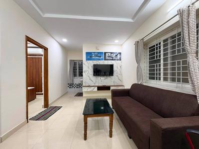 Hall Image of 815 Sq.ft 1 BHK Apartment / Flat for rent in Gachibowli Hyderabad for Rs. 27000