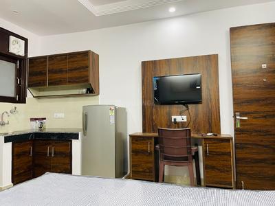 Kitchen Image of 500 Sq.ft 1 RK Builder Floor for rent in DLF Independent Floors, DLF Phase 3 Gurgaon for Rs. 16000