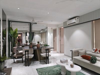 Living Room Image of 950 Sq.ft 3 BHK Apartment / Flat for sale in Hubtown Rising City, Ramabai Ambedkar Nagar Mumbai for Rs. 26500000