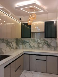 Kitchen Image of 850 Sq.ft 3 BHK Builder Floor for rent in Dwarka Mor New Delhi for Rs. 31000