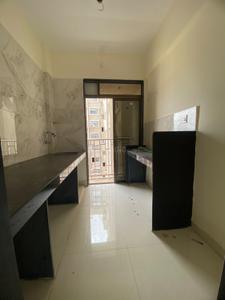 Kitchen Image of 650 Sq.ft 1 BHK Apartment / Flat for rent in H B Nandanvan Phase 2, Taloja Navi Mumbai for Rs. 10500
