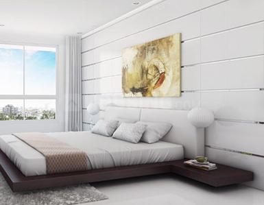 Bedroom Image of 970 Sq.ft 2 BHK Apartment / Flat for sale in Godrej Exquisite, Thane West Thane for Rs. 15000000