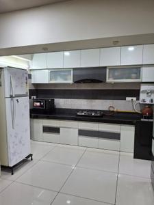 Kitchen Image of 2000 Sq.ft 3 BHK Apartment / Flat for sale in Sambhav Stavan Avisha, Jodhpur Ahmedabad for Rs. 19000000