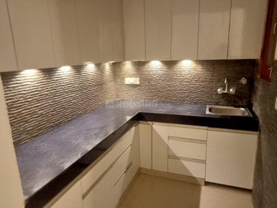 Kitchen Image of 950 Sq.ft 2 BHK Builder Floor for rent in Khirki Extension New Delhi for Rs. 28000