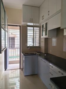 Kitchen Image of 1200 Sq.ft 3 BHK Apartment / Flat for rent in New Town Kolkata for Rs. 25000