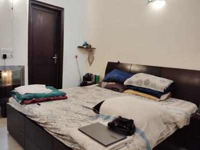 Bedroom Image of 650 Sq.ft 1 BHK Builder Floor for rent in Nehru Place New Delhi for Rs. 40000
