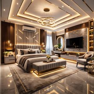 Bedroom Image of 1550 Sq.ft 3 BHK Apartment / Flat for sale in Sector 120 Noida for Rs. 6500000