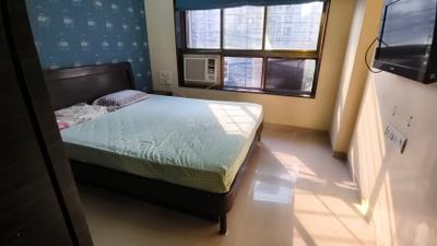 Bedroom Image of 1300 Sq.ft 3 BHK Apartment / Flat for rent in Concrete Sai Sanskar, Chembur Mumbai for Rs. 100000