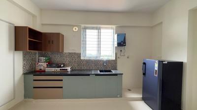 Kitchen Image of 600 Sq.ft 1 BHK Builder Floor for rent in Bhoganhalli Bengaluru for Rs. 25000