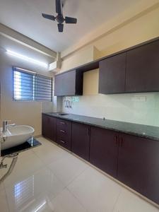 Kitchen Image of 1000 Sq.ft 2 BHK Builder Floor for rent in Mahalakshmi Nagar Indore for Rs. 19000
