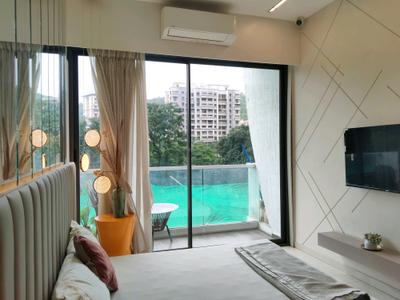 Bedroom Image of 950 Sq.ft 2 BHK Apartment / Flat for sale in DSS Mahavir Spring, Thane West Thane for Rs. 18000000