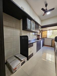 Kitchen Image of 590 Sq.ft 1 BHK Apartment / Flat for rent in Kamala Clover Grove, Borivali West Mumbai for Rs. 46000