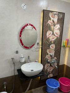 Bathroom Image of 1200 Sq.ft 1 BHK Apartment / Flat for rent in Cidco Aurangabad for Rs. 12000