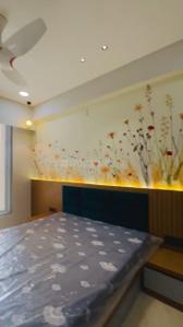 Bedroom Image of 1300 Sq.ft 3 BHK Apartment / Flat for rent in Radhe Infinity, Kudasan Gandhinagar for Rs. 50000