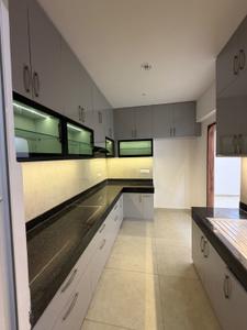Kitchen Image of 1967 Sq.ft 3.5 BHK Apartment / Flat for rent in Rishita Mulberry Heights, Sushant Golf City Lucknow for Rs. 40000