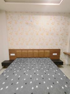 Bedroom Image of 600 Sq.ft 1 BHK Builder Floor for rent in Mahalakshmi Nagar Indore for Rs. 19000