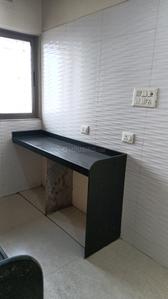Kitchen Image of 660 Sq.ft 1 BHK Apartment / Flat for rent in Vishesh Balaji Symphony Wing I to K, Shilottar Raichur Navi Mumbai for Rs. 17000
