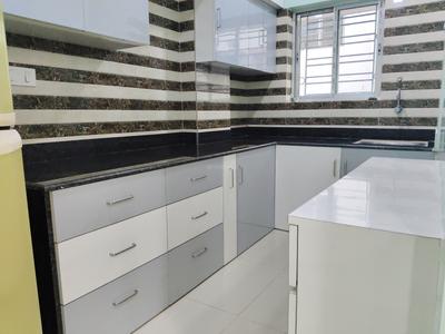 Kitchen Image of 1250 Sq.ft 3 BHK Apartment / Flat for sale in New Town Kolkata for Rs. 8600000