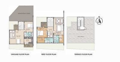 Image of 2034 Sq.ft 3 BHK Villa for sale in Navalur, Chennai for Rs. 14200000
