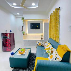 Hall Image of 942 Sq.ft 1 BHK Apartment / Flat for rent in Gachibowli Hyderabad for Rs. 30000