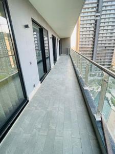 Balcony Image of 1900 Sq.ft 3 BHK Apartment / Flat for sale in Krisumi Waterfall Residences, Sector 36A Gurgaon for Rs. 39000000