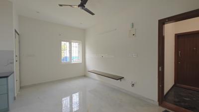 Living Room Image of 650 Sq.ft 1 BHK Apartment / Flat for rent in Kaggadasapura Bengaluru for Rs. 25000