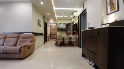 Living Room Image of 1250 Sq.ft 3 BHK Apartment / Flat for sale in Concrete Sai Saakshaat Wing E, Kharghar Navi Mumbai for Rs. 36800000