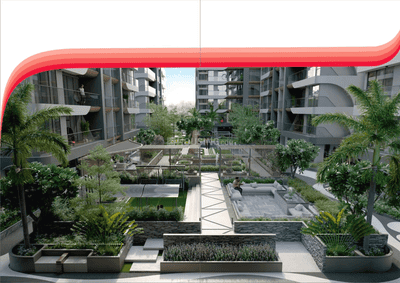 Image of 3401 Sq.ft 4 BHK Apartment / Flat for sale in Vesu, Surat for Rs. 19725800