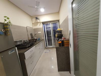Kitchen Image of 660 Sq.ft 2 BHK Apartment / Flat for rent in Thane West Thane for Rs. 40000