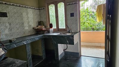 Kitchen Image of 1100 Sq.ft 3 BHK Independent House for rent in Bagmari Kolkata for Rs. 25000