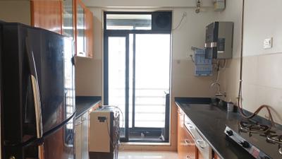 Kitchen Image of 1350 Sq.ft 3 BHK Apartment / Flat for rent in Vijay Residency, Hiranandani Estate Thane for Rs. 47000