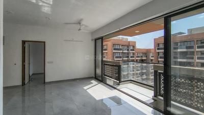 Balcony Image of 1320 Sq.ft 3 BHK Apartment / Flat for rent in Festival O2, Gota Ahmedabad for Rs. 23000