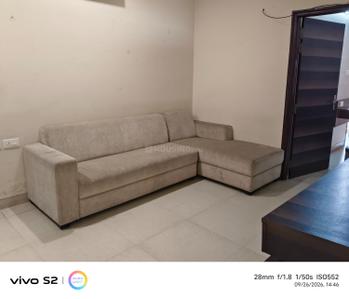 Living Room Image of 650 Sq.ft 1 BHK Apartment / Flat for rent in Malviya Nagar Jaipur for Rs. 20000
