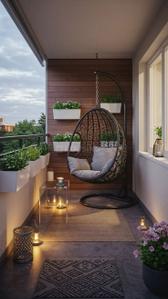 Balcony Image of 1200 Sq.ft 2 BHK Apartment / Flat for sale in Sector 126 Noida for Rs. 3800000