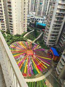 Balcony Image of 1595 Sq.ft 3 BHK Apartment / Flat for sale in Ajnara Homes, Noida Extension Greater Noida for Rs. 13300000