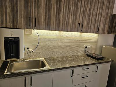 Kitchen Image of 435 Sq.ft 1 RK Studio for rent in Paramount Pine And Oak Studio, Surajpur Greater Noida for Rs. 18000
