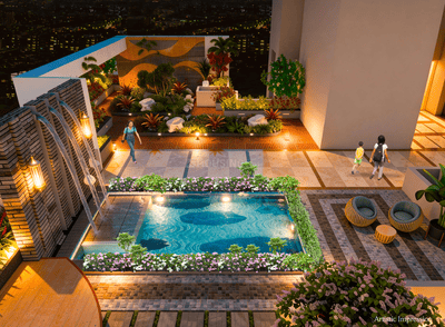 Image of 1224 Sq.ft 2 BHK Apartment / Flat for sale in Vardhaman Skysymphony, Wakad, Pune for Rs. 10600000