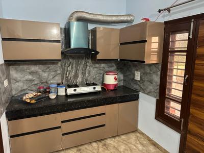 Kitchen Image of 1500 Sq.ft 3 BHK Builder Floor for rent in Kharar Mohali for Rs. 32000