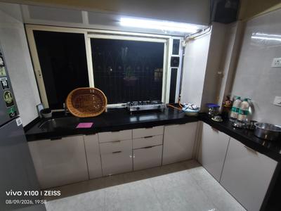 Kitchen Image of 625 Sq.ft 2 BHK Apartment / Flat for sale in Bali Bhagirathi Tower, Kalwa Thane for Rs. 7500000