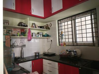 Kitchen Image of 600 Sq.ft 1 BHK Apartment / Flat for rent in Varthur Bengaluru for Rs. 15500