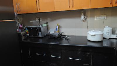 Kitchen Image of 1100 Sq.ft 2 BHK Builder Floor for rent in Subhash Nagar New Delhi for Rs. 40000