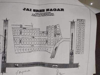 Image of 1200 Sq.ft Residential Plot / Land for sale in Ponneri, Chennai for Rs. 1400000