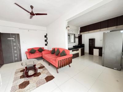Living Room Image of 750 Sq.ft 2 BHK Apartment / Flat for rent in SK Om Paradise A Wing, Vikas Nagar Pune for Rs. 25000