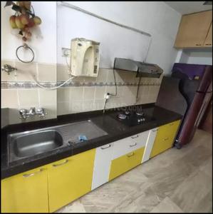 Kitchen Image of 595 Sq.ft 1 BHK Apartment / Flat for rent in Srishti Sun Srishti, Powai Mumbai for Rs. 53000