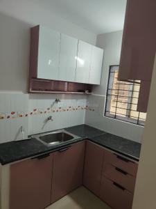 Kitchen Image of 1000 Sq.ft 2 BHK Apartment / Flat for rent in Sterling Skyline, Bhicholi Mardana Indore for Rs. 16000