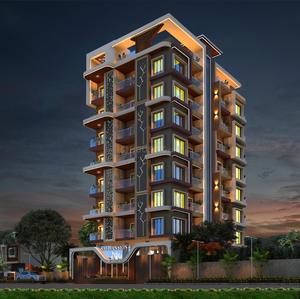 Image of 1850 Sq.ft 3 BHK Apartment / Flat for sale in Shri Swami Sai Mansion 6, Manish Nagar, Nagpur for Rs. 8000000