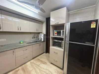 Kitchen Image of 1800 Sq.ft 3 BHK Builder Floor for rent in Jangpura New Delhi for Rs. 150000