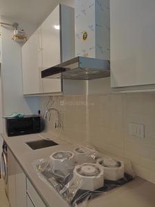Kitchen Image of 501 Sq.ft 1 BHK Apartment / Flat for rent in L And T Raintree Boulevard, Sahakara Nagar Bengaluru for Rs. 48000